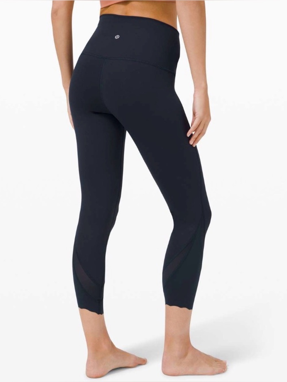 Lululemon Wunder Under Scalloped High-Rise Crop 23" Luxtreme